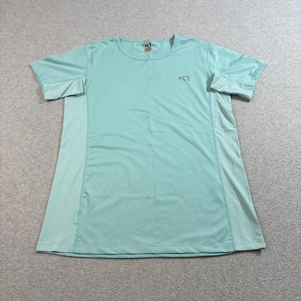 Kari Traa Shirt Womens Large Athletic Lightweight Performance Stretch Hike Gym